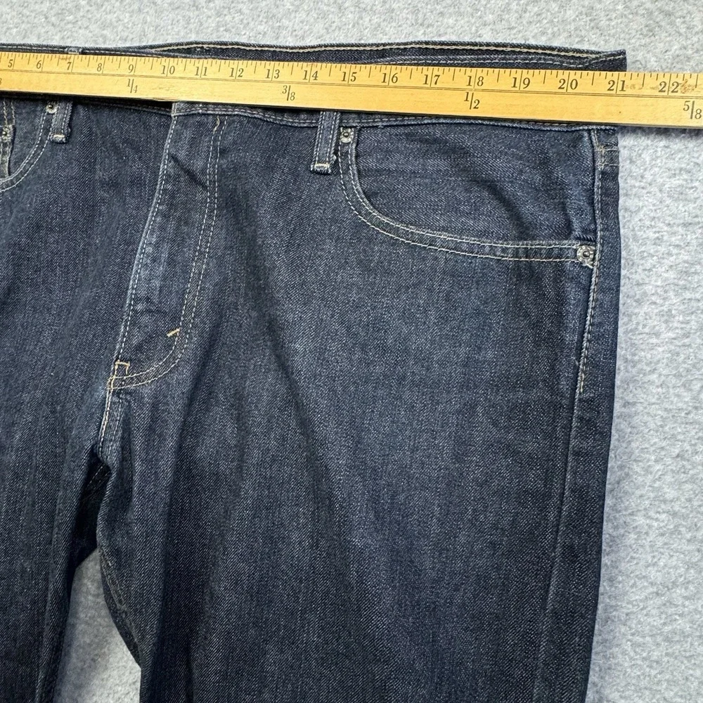 Levis 514 Straight Leg‎ Jeans Mens 40x30 (42x31) Dark Wash Denim Pants Classic